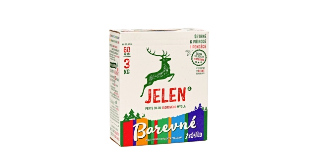 Jelen prací prášek na barevné prádlo 3 kg - BOX                                                                                                                                                                                                           